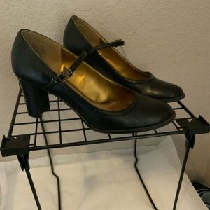 Vintage Dockers Black Mary Jane Heels